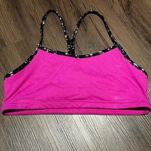 Un Padded Pink Sports Bra
